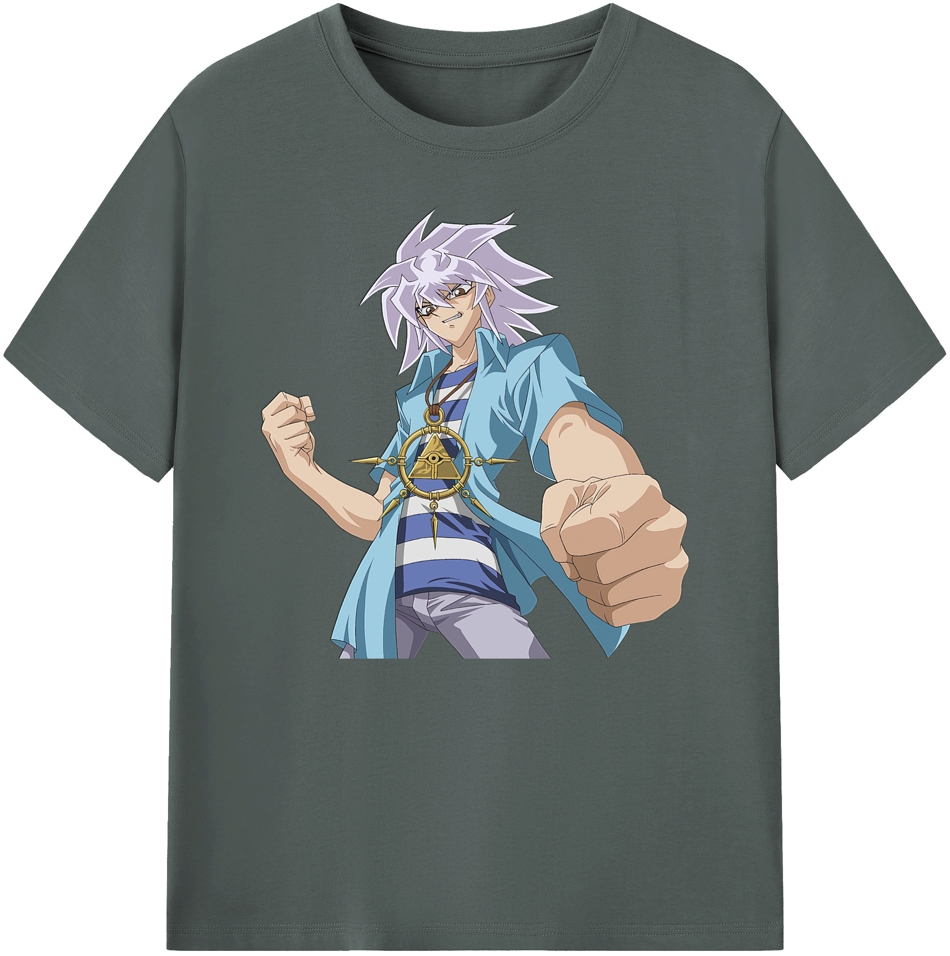 （画像用） 遊☆戯☆王 Yu-Gi-Oh! 綿100％ メンズ半袖Tシャツ｜肌触りやわらか＆通気性